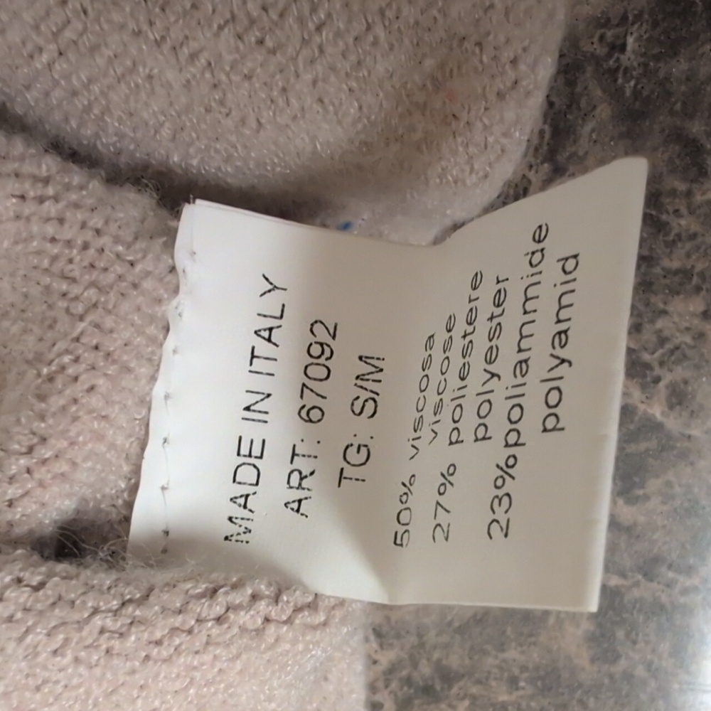 Italian Cozy Tan Women's Cowl Neck Sweater - Picture 8 of 8